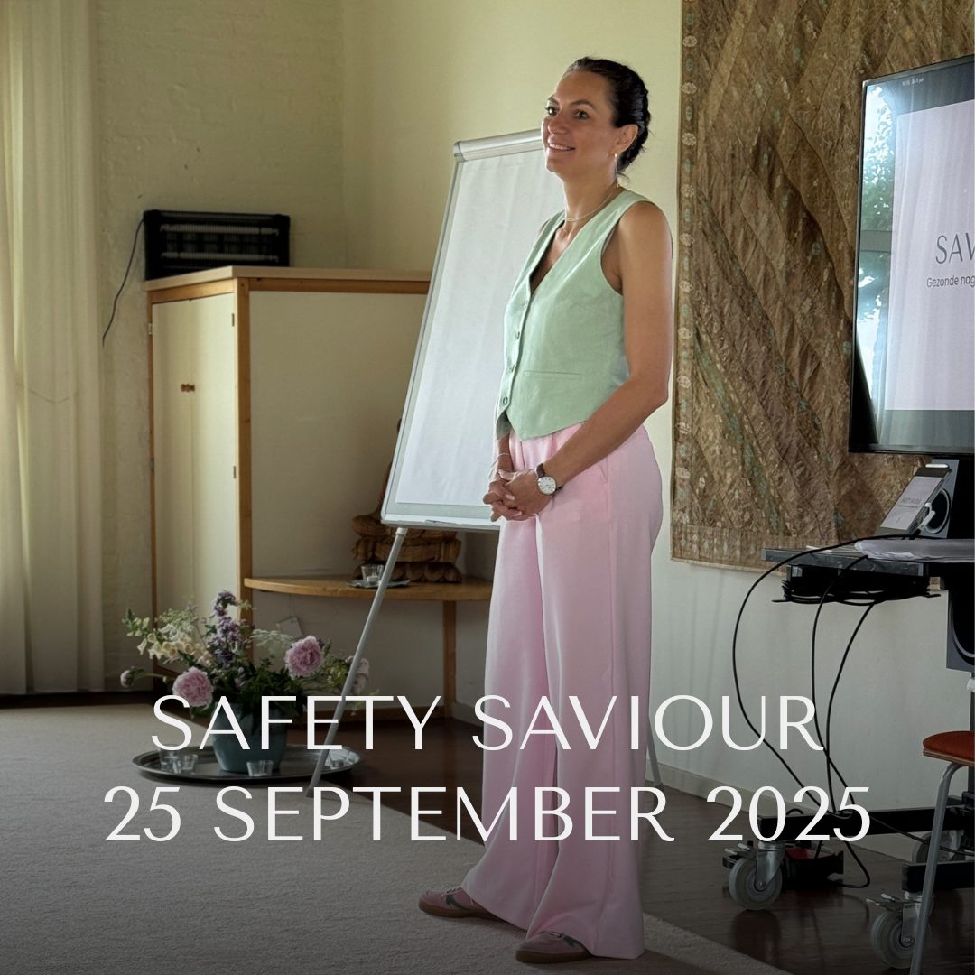 Julia tijdens een live training