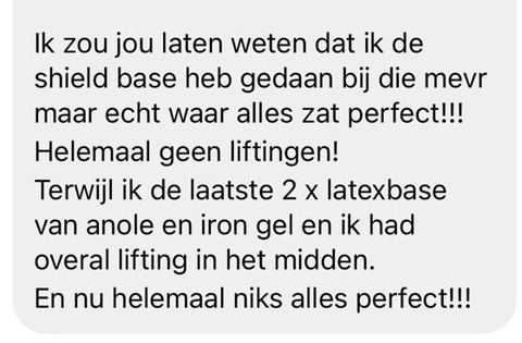 Screenshot van een bericht van een cursist